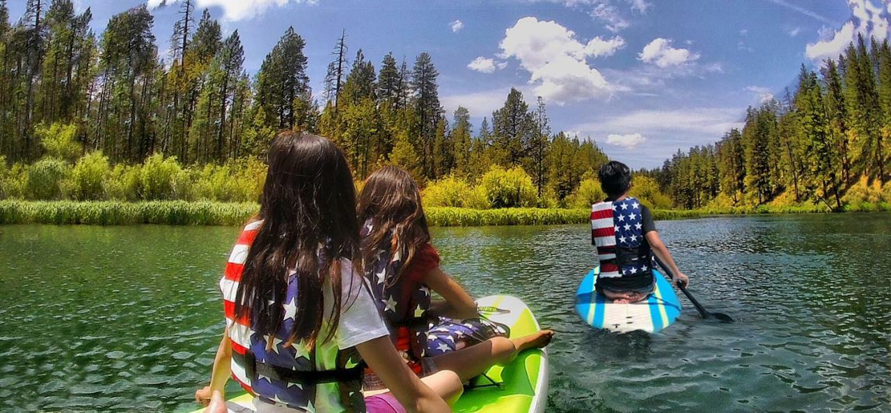 Bend-Sunriver Camping Resort Wheelchair Accessible Yurt 13 外观 照片